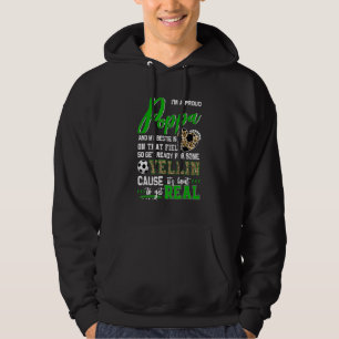 Proud Soccer Poppa Soccer Familie Match 2 Hoodie