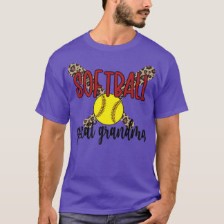 Proud Softball Großes Oma eines Softballspielers  T-Shirt