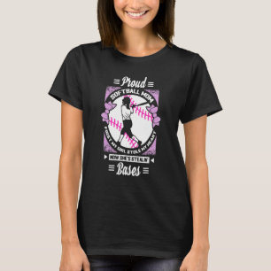 Proud Softball Mutter mit Tochter Softball Fauna T-Shirt