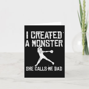 Proud Softll Vater - Ich habe ein Monster entworfe Karte