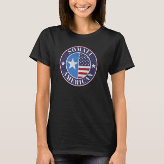 Proud Somali-amerikanisches Abzeichen - Somalia-Fl T-Shirt