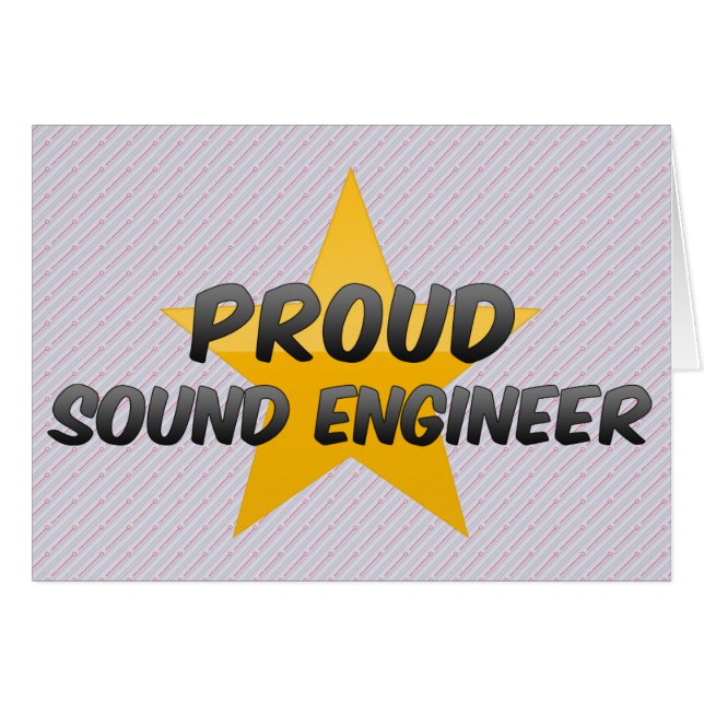 Proud Sound Engineer (Vorderseite (Horizontal))