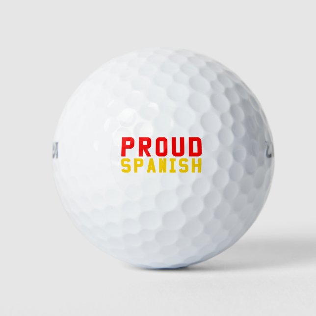 Proud Spanisch Golfball (Vorderseite)