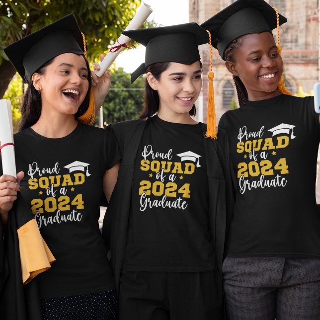 Proud Squad of the Graduate 2024 T-Shirt (Von Creator hochgeladen)