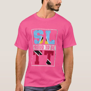 Proud St Lucian Trinidadian Mix St Lucia Trinidad T-Shirt