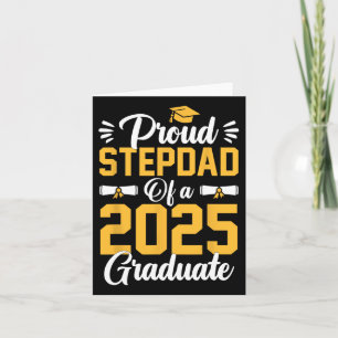 Proud Step Vater einer CL von 2025 Graduate Senior Karte