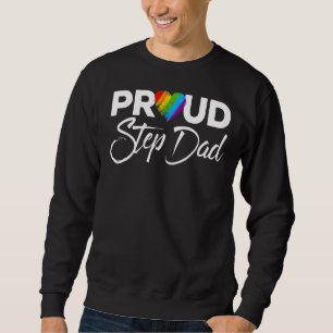 Proud Step Vater Gay Pride Monat Lgbtq Sweatshirt