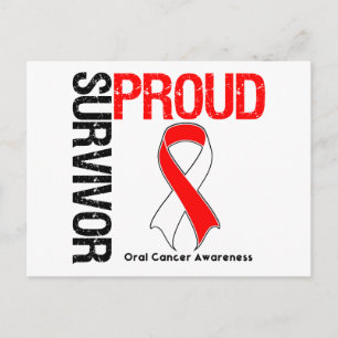 Proud Survivor - Oraler Krebs Postkarte