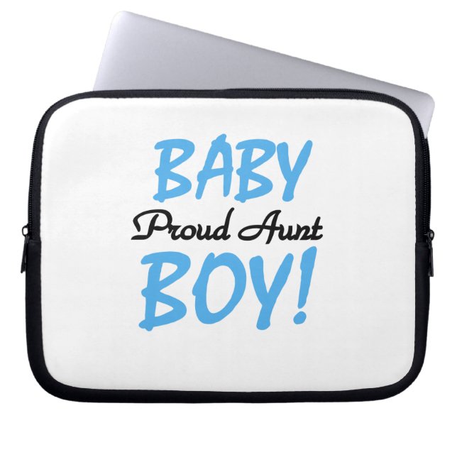 Proud Tante Baby Boy T - Shirt und Geschenke Laptopschutzhülle (Vorderseite)