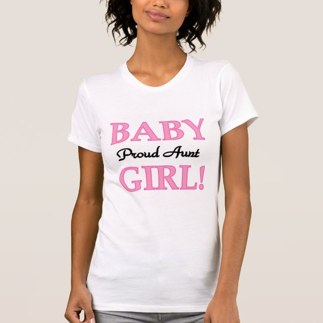 Proud Tante Baby Girl Tshirts und Geschenke (Vorderseite)