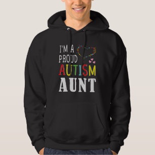 Proud Tante Puzzle Special Autismus Bewusstsein Hoodie