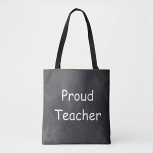 Proud Teacher Chalkboard Design Geschenk Idee