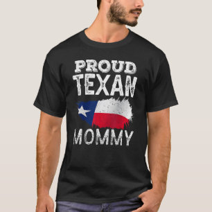 Proud Texan Mommy Niedlich Texas Patriotic Pride M T-Shirt