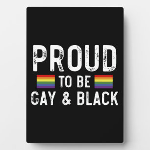 Proud To Be Gay And Black Fotoplatte