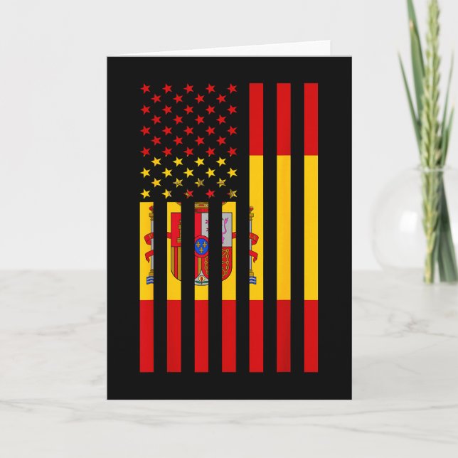 Proud To Be Spanish American Boy Girl Sister All S Karte (Vorderseite)