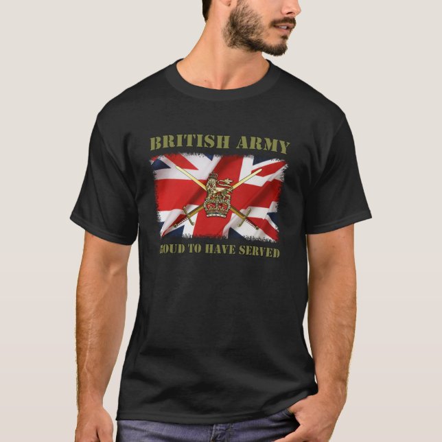 Proud to have served......UK T-Shirt (Vorderseite)