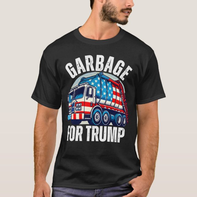 Proud Trump Garbage Support Garbage T-Shirt (Vorderseite)