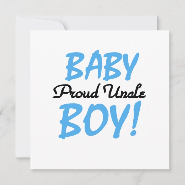 Proud Uncle Baby Boy Geschenke (Vorderseite)