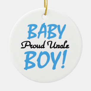 Proud Uncle Baby Boy Geschenke Keramik Ornament