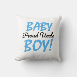 Proud Uncle Baby Boy Geschenke Kissen
