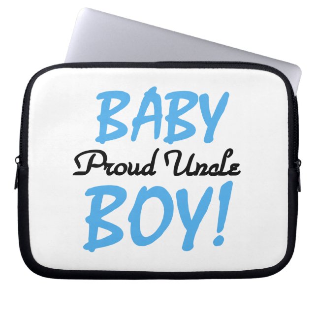 Proud Uncle Baby Boy Geschenke Laptopschutzhülle (Vorderseite)
