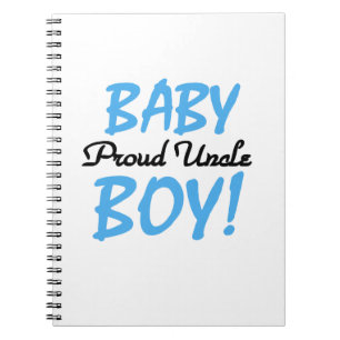 Proud Uncle Baby Boy Geschenke Notizblock