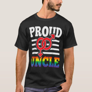 Proud Uncle Gay Pride Monat Lgbtq Regenbogenflagge T-Shirt