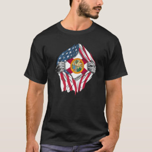 Proud Usa Zuhause Country Patriotic Zuhause State  T-Shirt