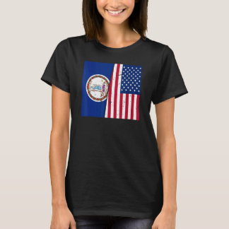 Proud Usa Zuhause Country Patriotic Zuhause State  T-Shirt