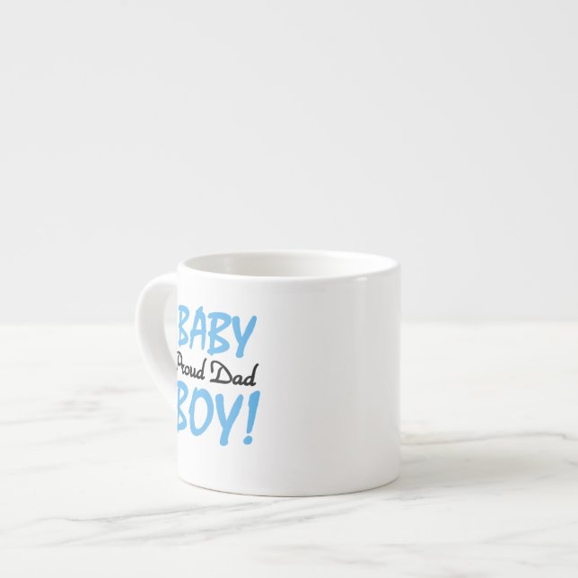 Proud Vater Baby Boy Geschenke Espressotasse (Vorderseite Links)