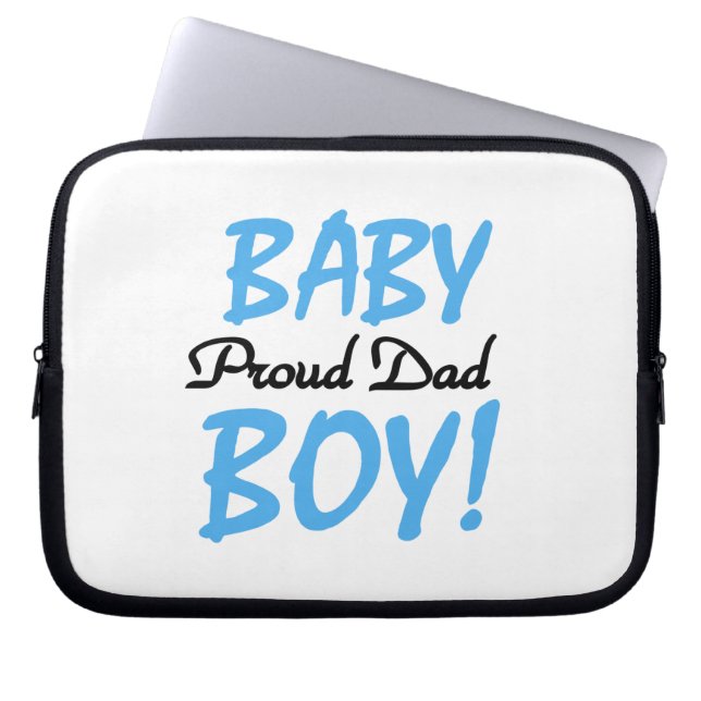 Proud Vater Baby Boy Geschenke Laptopschutzhülle (Vorderseite)