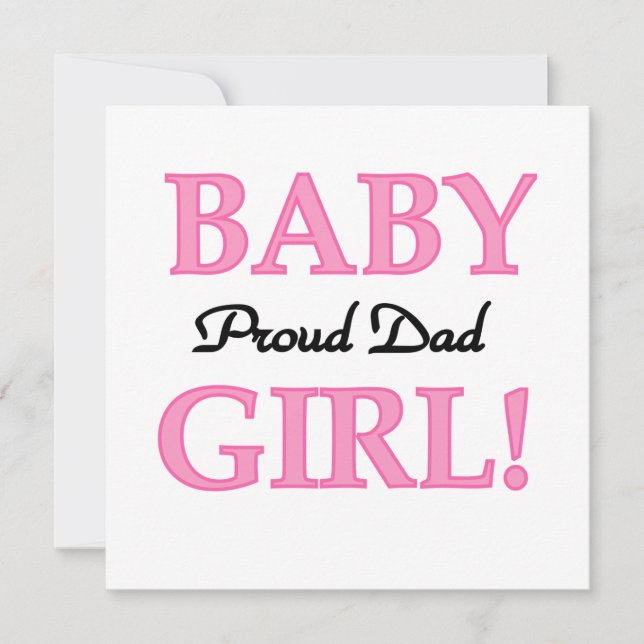 Proud Vater Baby Girl Geschenke (Vorderseite)
