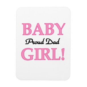 Proud Vater Baby Girl Geschenke Magnet