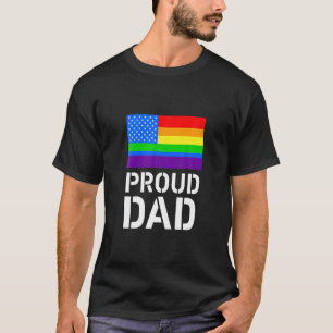 Proud Vater Black King Vathers Day LGBT Gay Pride T-Shirt