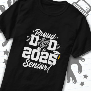 Proud Vater Cheerleader Class of 2025 Cheer Senior T-Shirt