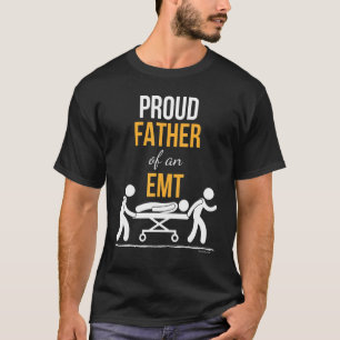 Proud Vater Emt Daddy Vater Großvater Papa Fa T-Shirt