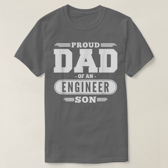Proud Vater Engineer Son Industrial Electric Ohm L T-Shirt (Design vorne)