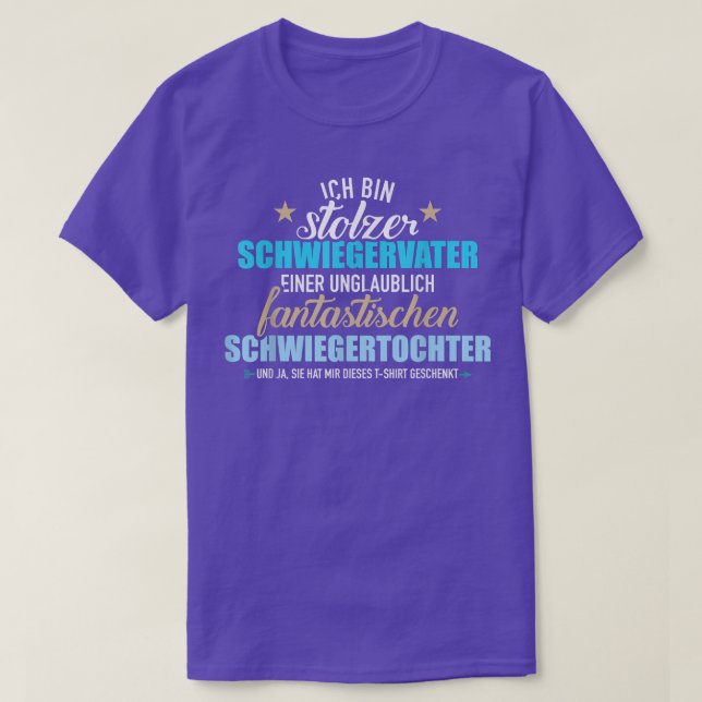 Proud Vater im Gesetz einer fantastischen Tochter  T-Shirt (Design vorne)