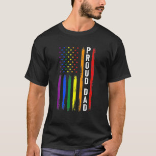 Proud Vater LGBT Pride Funny Gay T-Shirt
