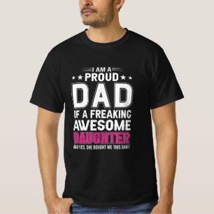 Proud Vater Phantastische Tochter Funny T - Shirt