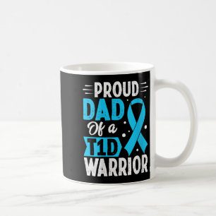 Proud Vater T1d Warrior V-Nacken Kaffeetasse
