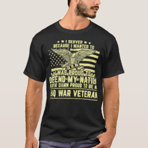 Proud Veteran OIF Irak Operation Freiheit im Irak T-Shirt