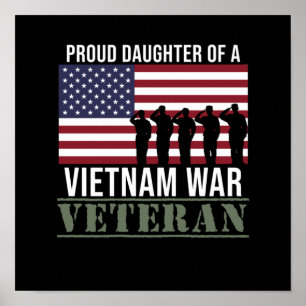 Proud Veteran Tochter Happy Veterans Day Veteran Poster