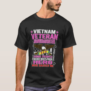 Proud Vietnam Veteran Großtochter Military Vet G T-Shirt