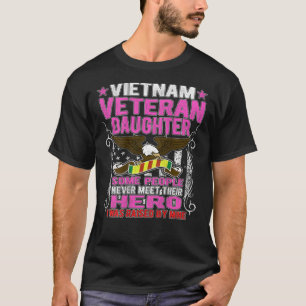  Proud Vietnam Veteran Töchter Geschenk - Ich war T-Shirt