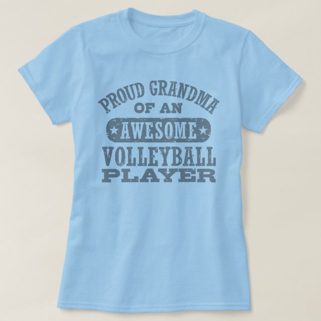 Proud Volleyball Grandma T-Shirt (Design vorne)