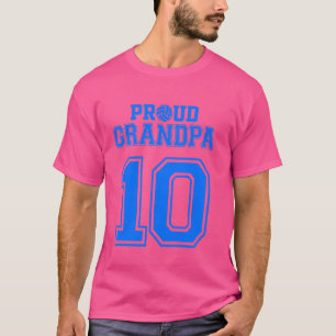 Proud Volleyball Opa Nummer 10 B T-Shirt