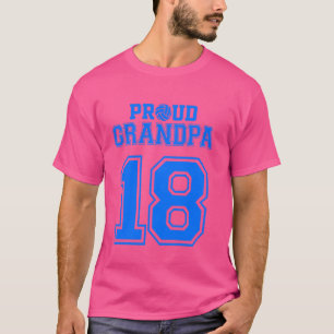 Proud Volleyball Opa Nummer 18 B T-Shirt