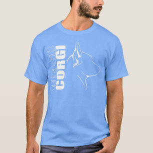 Proud Welsh Corgi Profil Hundehunde T-Shirt