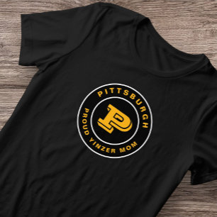 Proud Yinzer Mama Pittsburgh Vintager T - Shirt